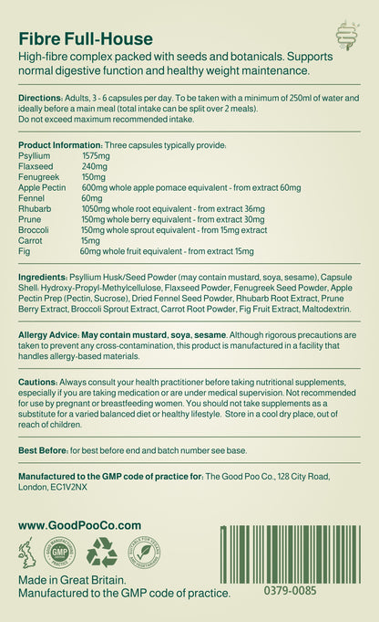 Fibre Full-House back label